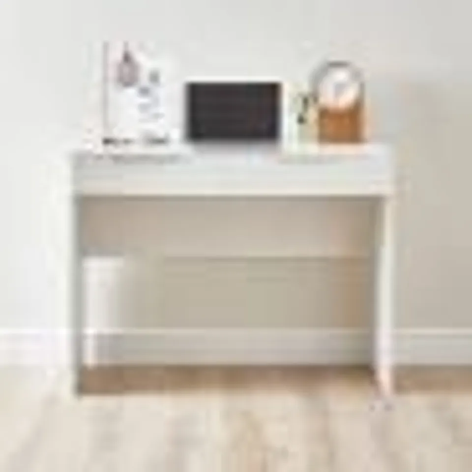 BOXED LARSON DRESSING TABLE - WHITE