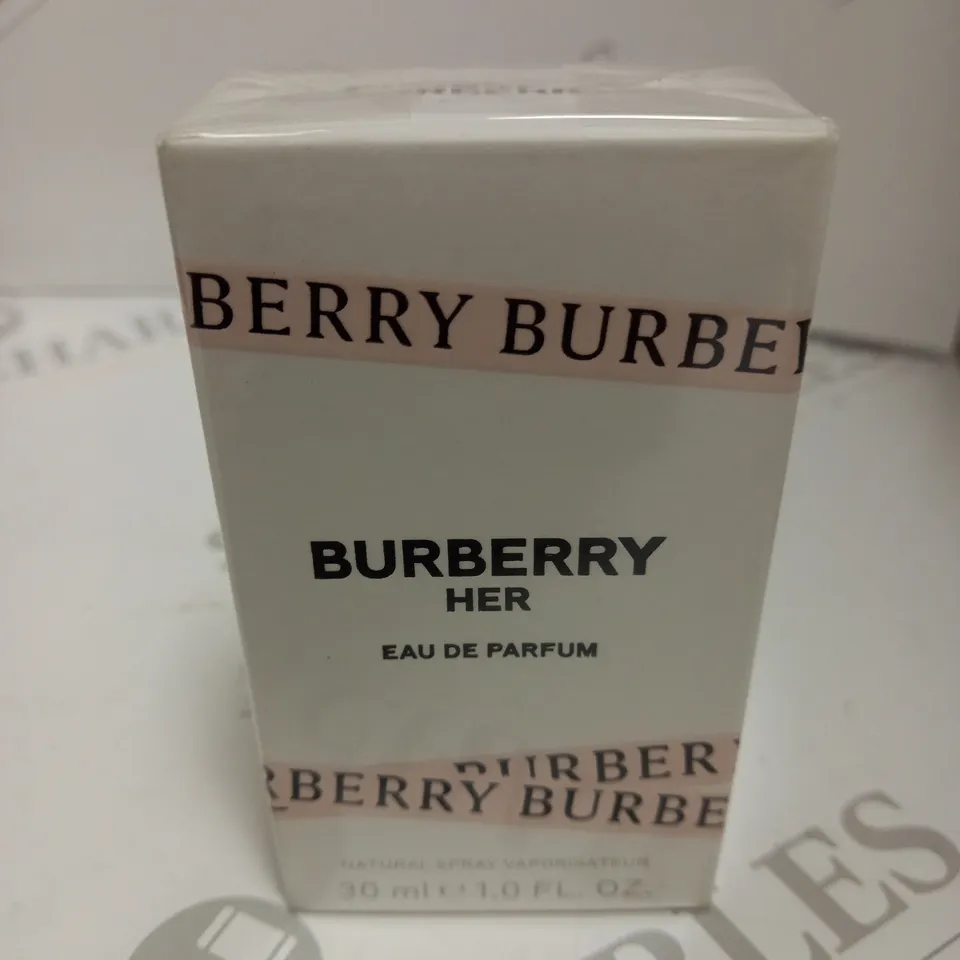 BOXED AND SEALED BURBERRY HER EAU DE PARFUM 30ML