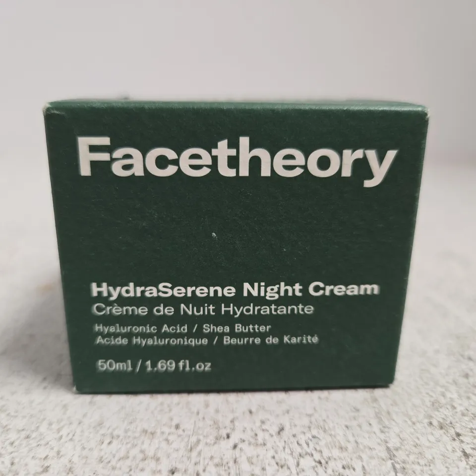 BOXED FACETHEORY HYDRASERENE NIGHT CREAM 50ML