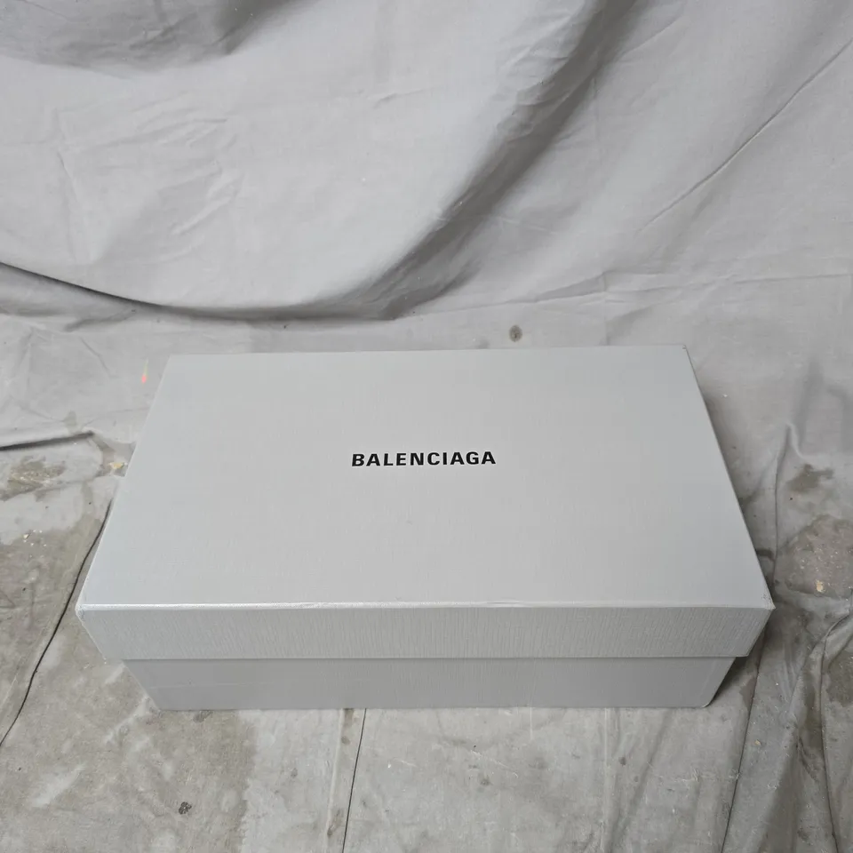 BALENCIAGA TWO-STRAP SANDALS – PALE YELLOW TRANSLUCENT EVA SIZE 36 BOXED