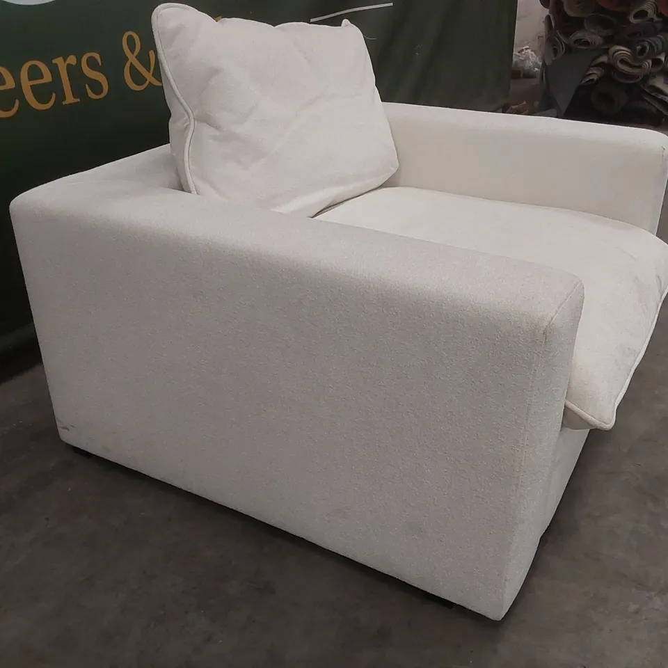 QUALITY DESIGNER MODSOFA DERBY FABRIC UPHOLSTERED LOVE SEAT 