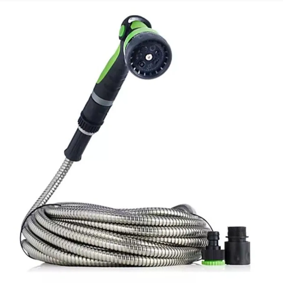 GRUMPY GARDENER REINFORCED EXPANDABLE HOSE WITH ACCESSORIES 