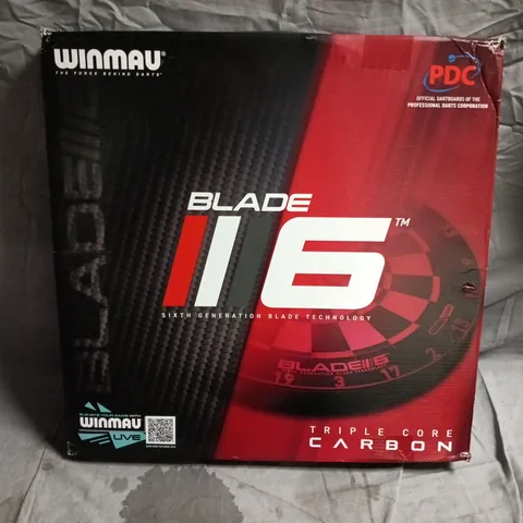 WINMAU BLADE 6 DARTBOARD – BOXED WITH MOUNTING HARDWARE