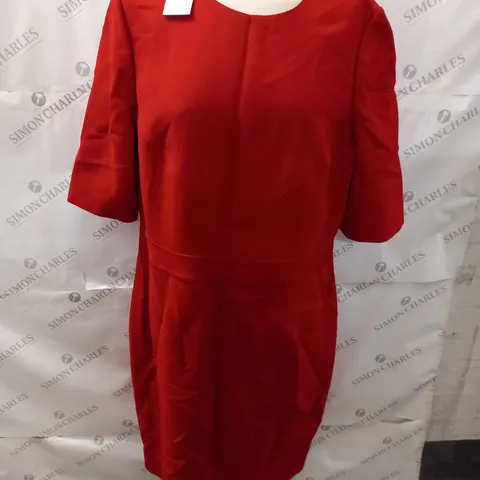 HOBBS LONDON RED DRESS - UK 18