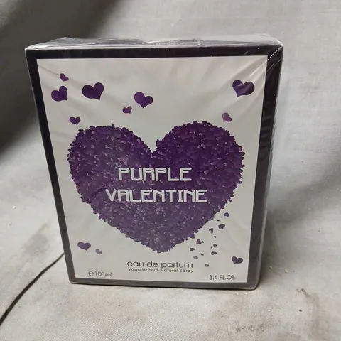 BOXED AND SEALED PURPLE VALENTINE EAU DE PARFUM 100ML
