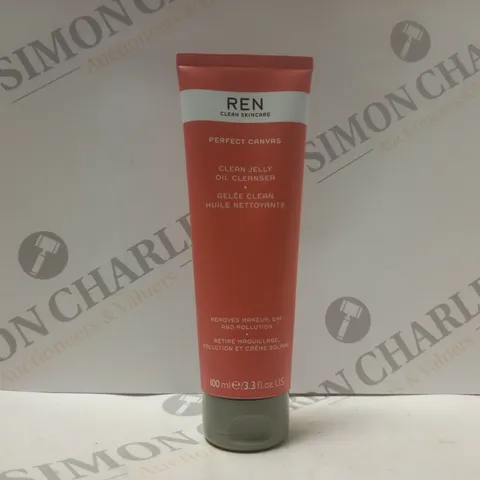 REN CLEAN SKINCARE PERFECT CANVAS CLEAN JELLY OIL CLEANSER 100ML