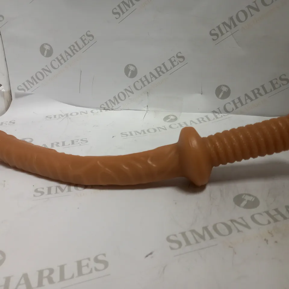 13" SILICONE REALISTIC DILDO WITH FLARED BASE AND HANDLE