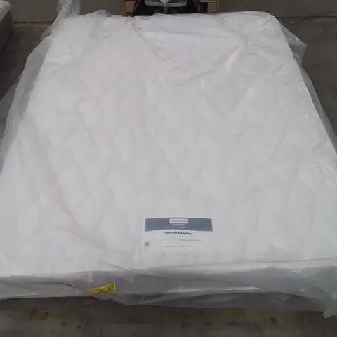QUALITY BAGGED SILENTNIGHT ESSENTIALS OPEN COIL FIRM KINGSIZE MATTRESS 