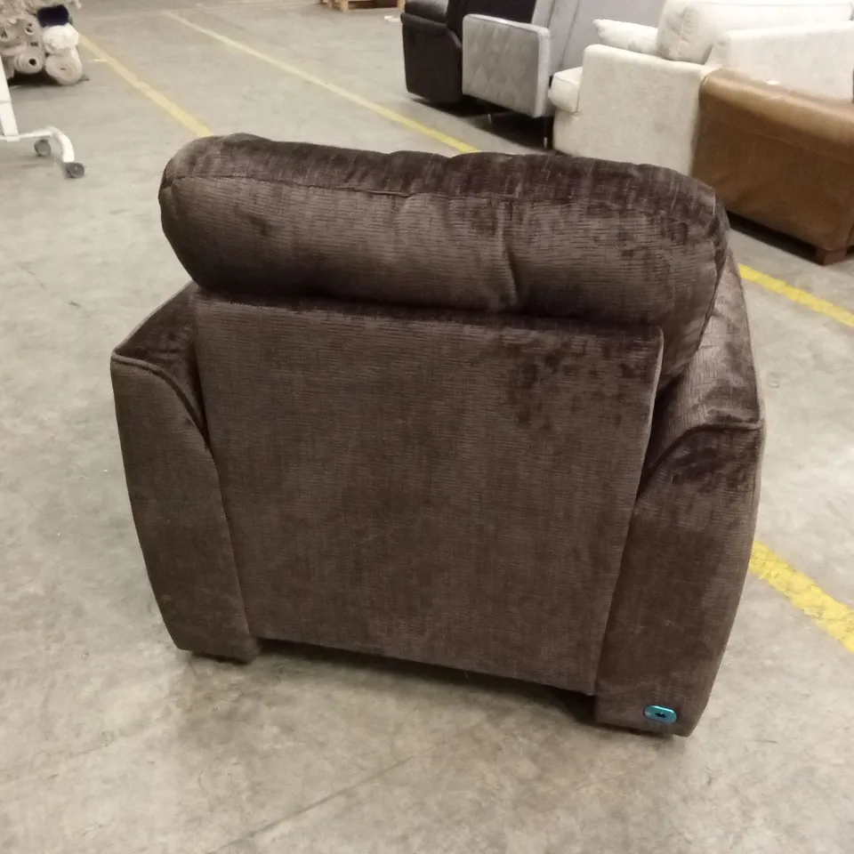 MARGATE POWER INCLINER ARMCHAIR - CHOCOLATE RRP £649