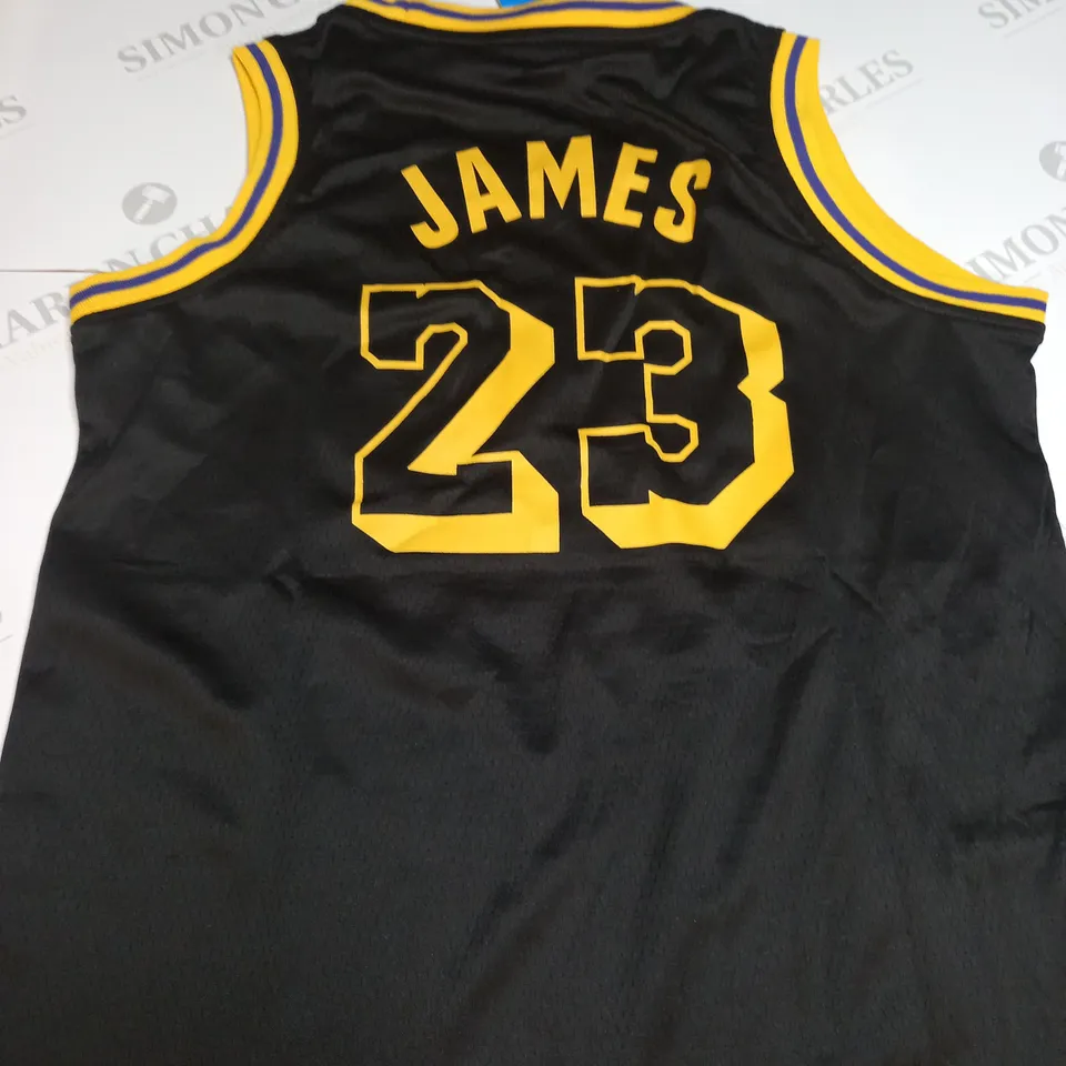 LA LAKERS NBA JERSEY WITH JAMES 23 SIZE UNSPECIFIED