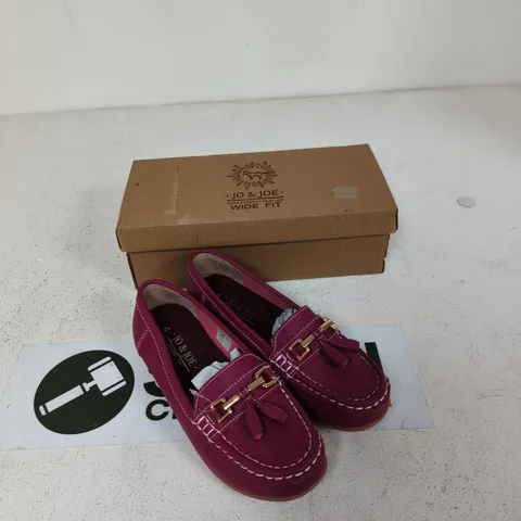 JO & JOE WOMEN'S WIDE-FIT LOAFERS – FUCHSIA (UK 4)
