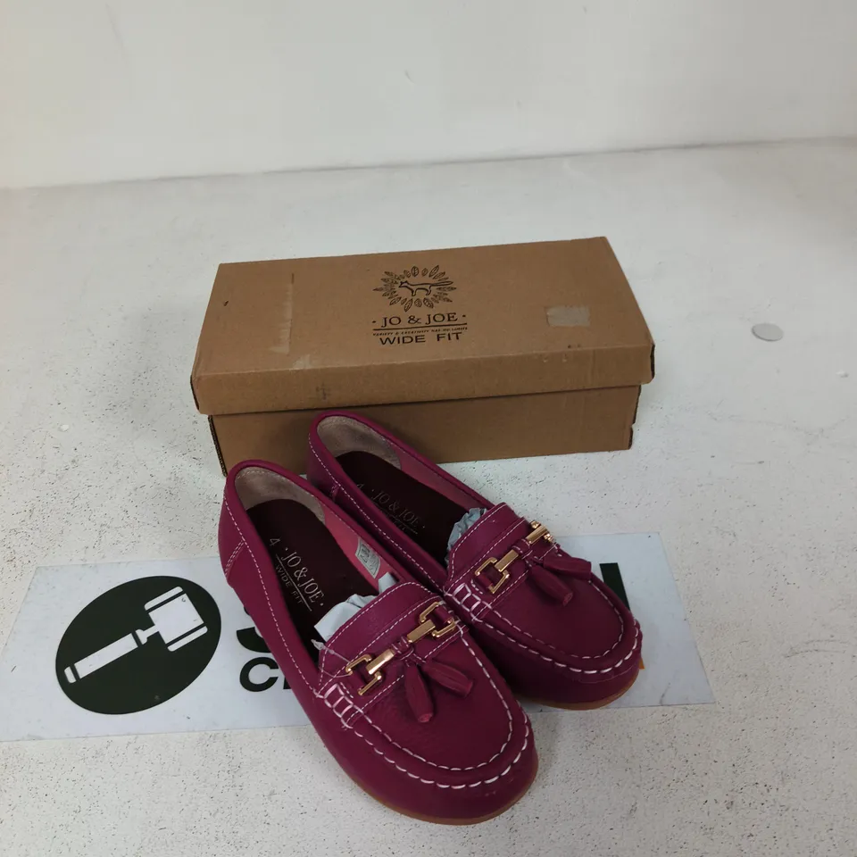 JO & JOE WOMEN'S WIDE-FIT LOAFERS – FUCHSIA (UK 4)