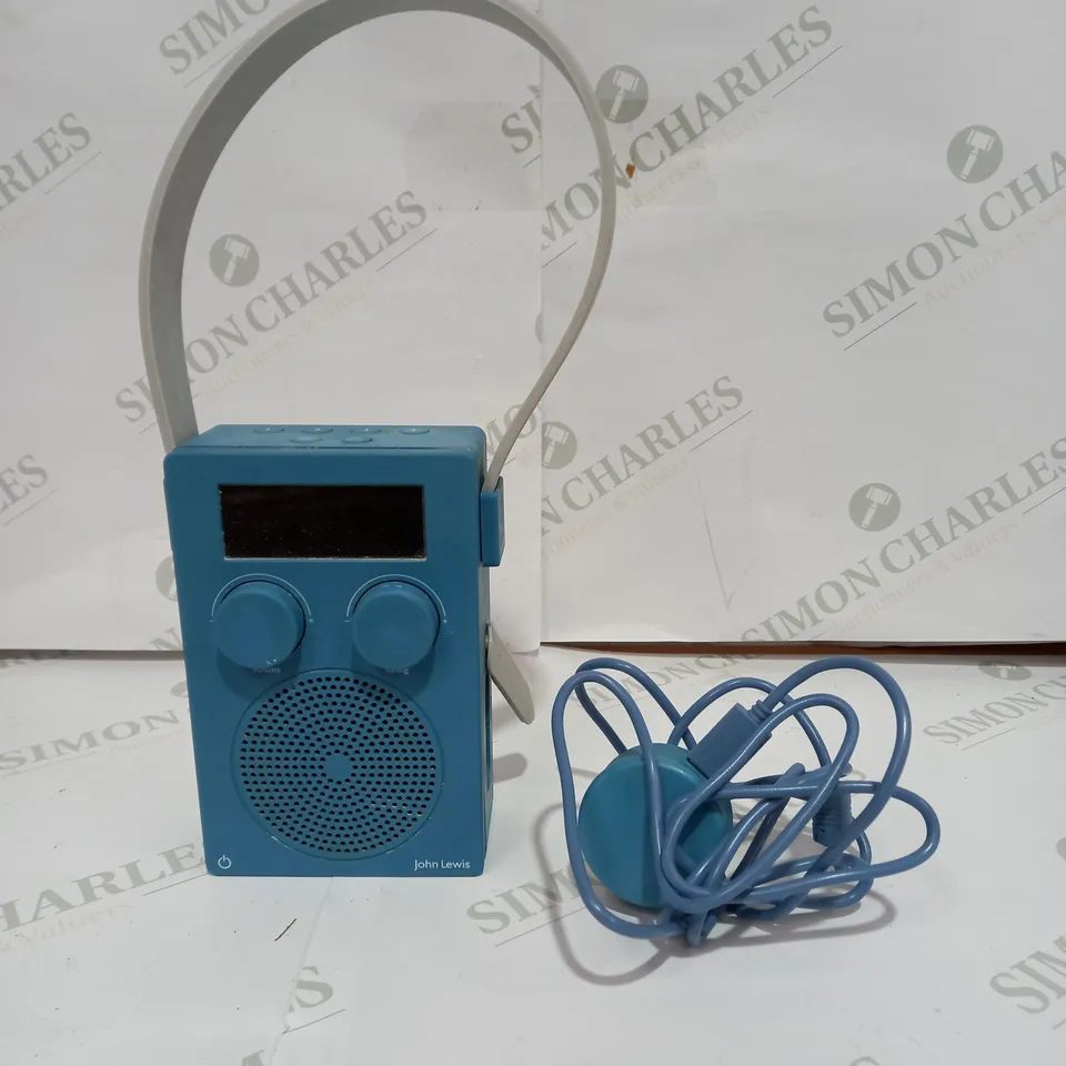 JOHN LEWIS DAB/FM SHOWER RADIO
