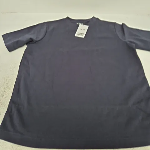 NEXT HEAVYWEIGHT T-SHIRT, NAVY, UK 10 (EU 38, US 6)