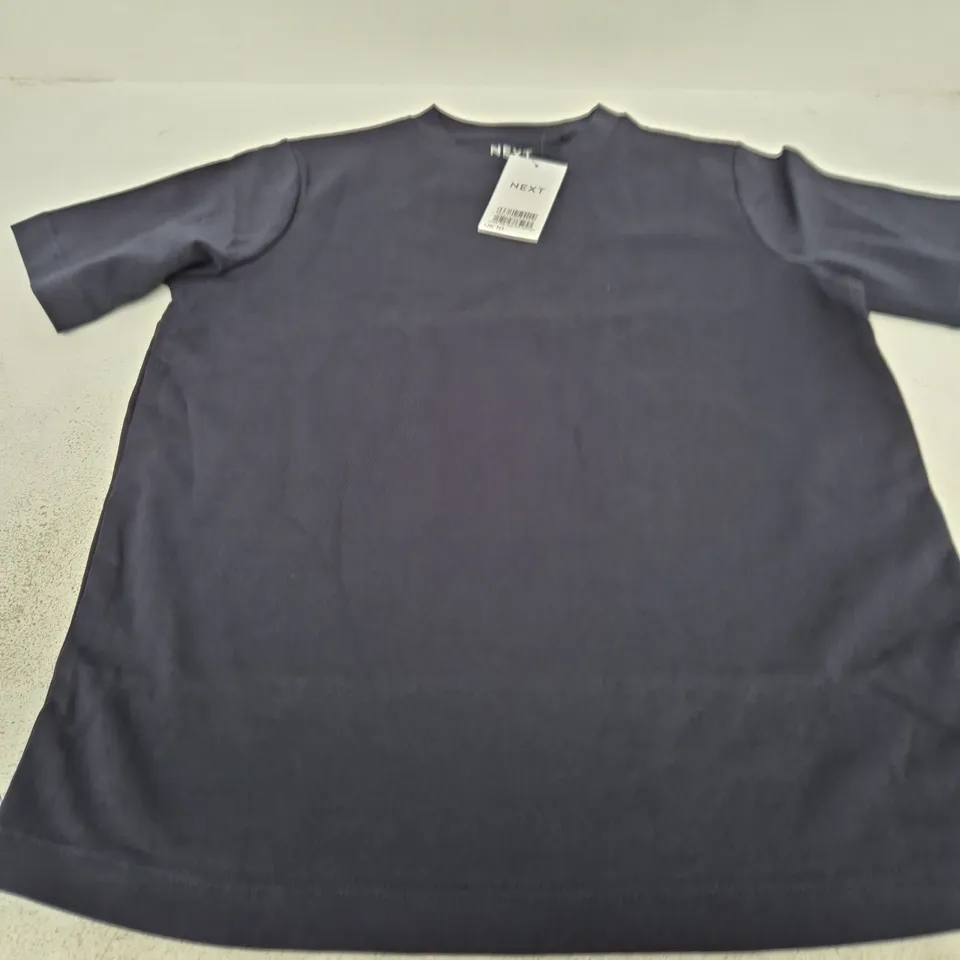 NEXT HEAVYWEIGHT T-SHIRT, NAVY, UK 10 (EU 38, US 6)