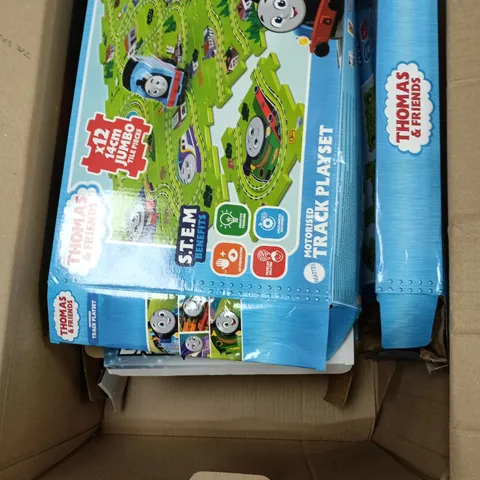 BOX OF APPROXIMATELY 3 LARGE TOYS 