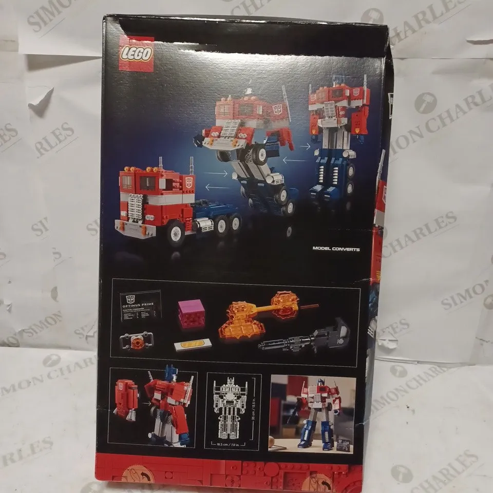 BOXED LEGO TRANSFORMERS OPTIMUS PRIME 10302 RRP £149