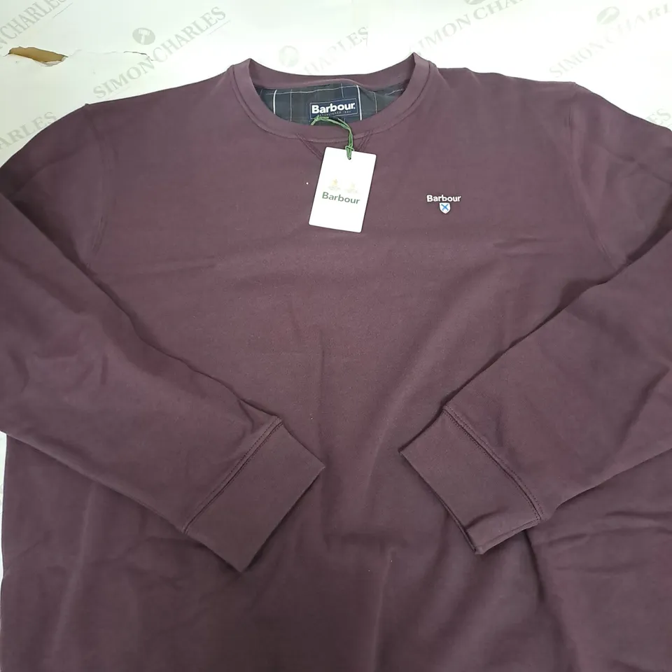 BARBOUR RIDSDALE CREW SWEATSHIRT SIZE XXL