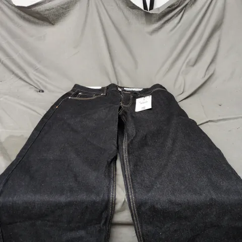 BERSHKA BOYFRIEND BLACK JEANS SIZE 36 TAGGED