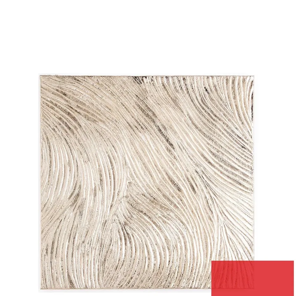 TEXTURED CANVAS WALL ART GOLD COLOUR (60X60CM)