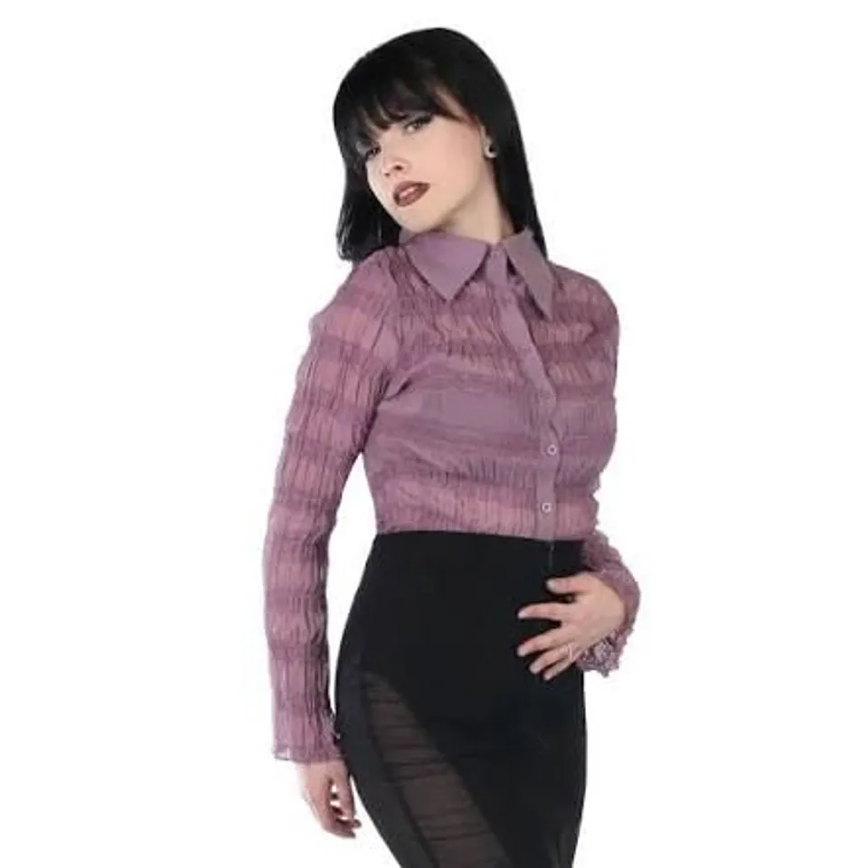 BRAND NEW BAGGED KILLSTAR FALLEN LIGHT TOP IN MAUVE - L