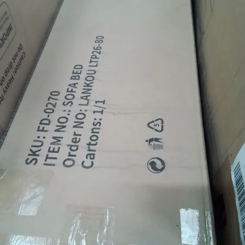 Boxed sofa bed