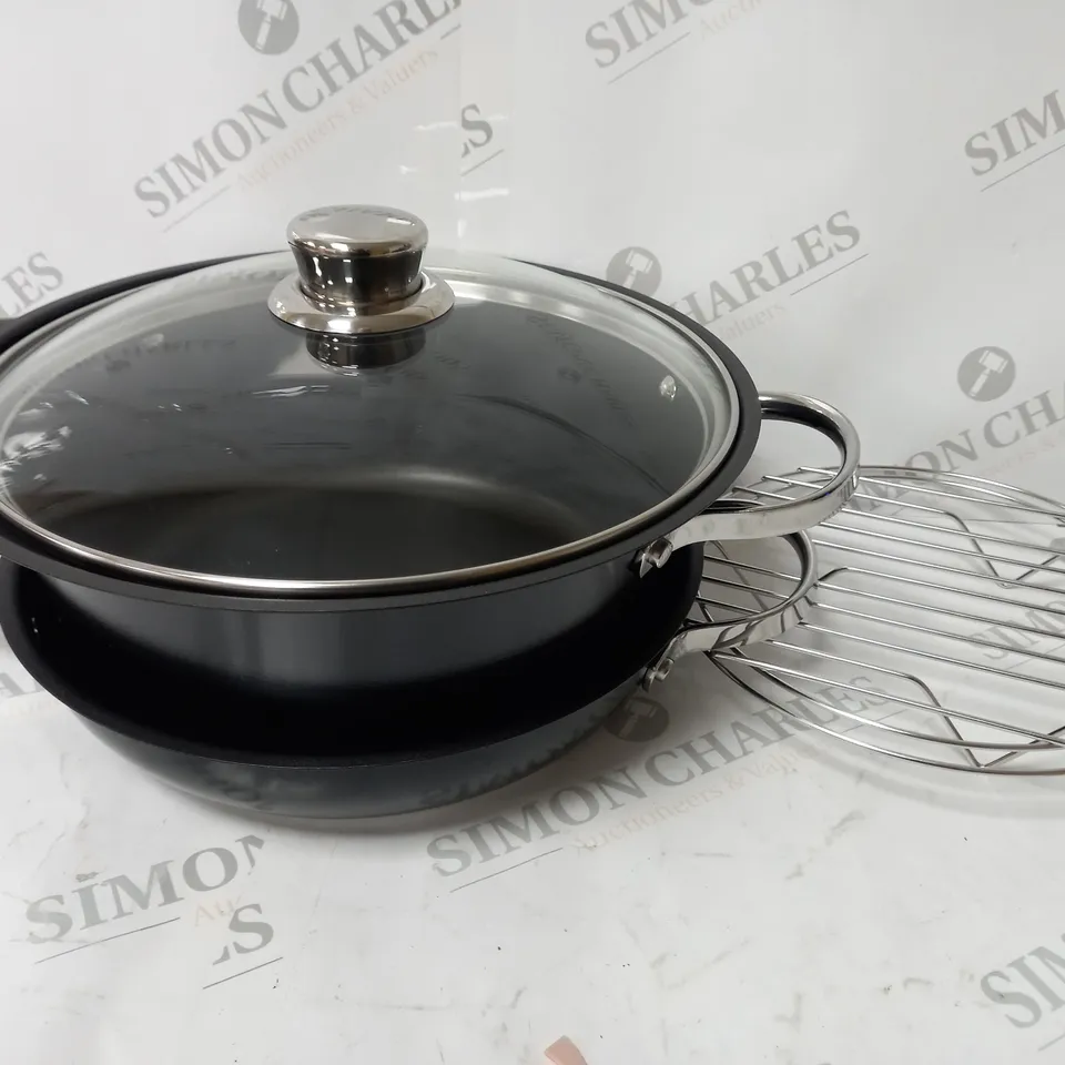 COOK'S ESSENTIALS 3.8L MULTIFUNCTIONAL 24CM PAN SET