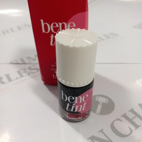 BOXED BENEFIT BENE TINT ROSE TINTED LIP AND CHEEK STAIN 10ML