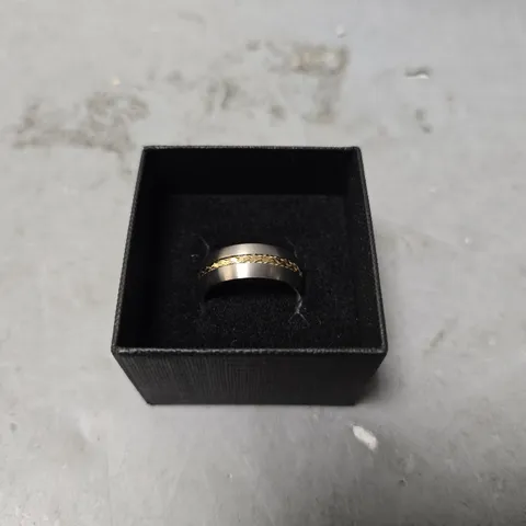 THE LOVE COLLECTION 8MM TITANIUM RING SIZE UNSPECIFIED 