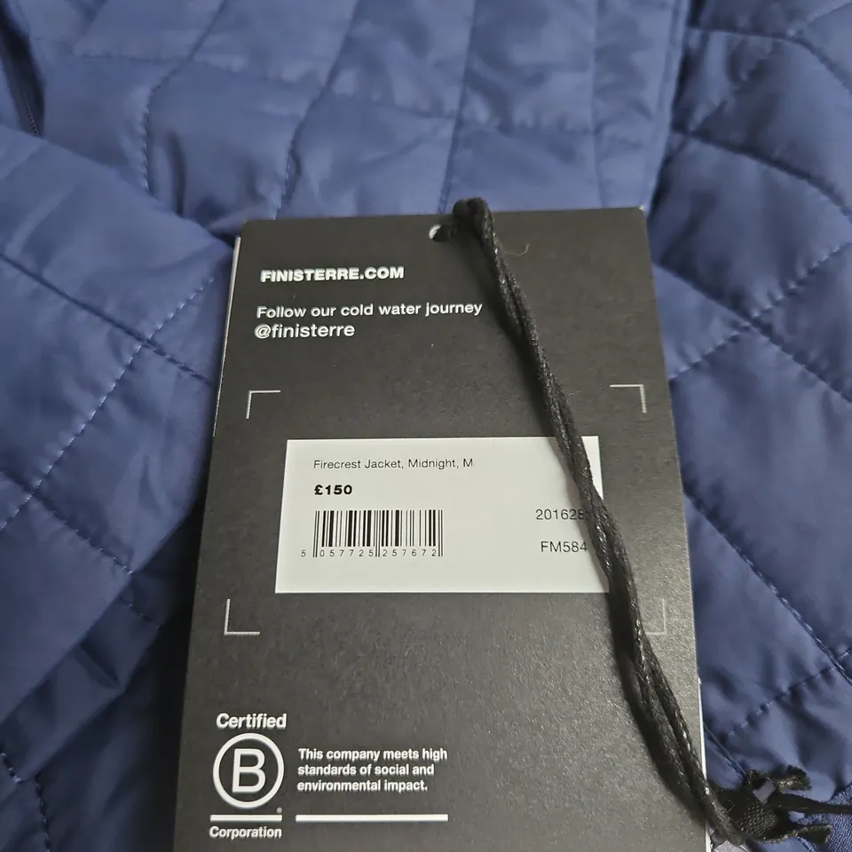 FINISTERRE FIRECREST JACKET – MIDNIGHT, UK SIZE M