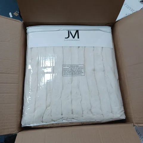 JULIEN MACDONALD REVESIBLE FAUX FUR THROW 