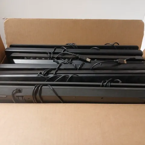 APPROXIMATELY 8 ASSORTED WIRED KEYBOARDS 