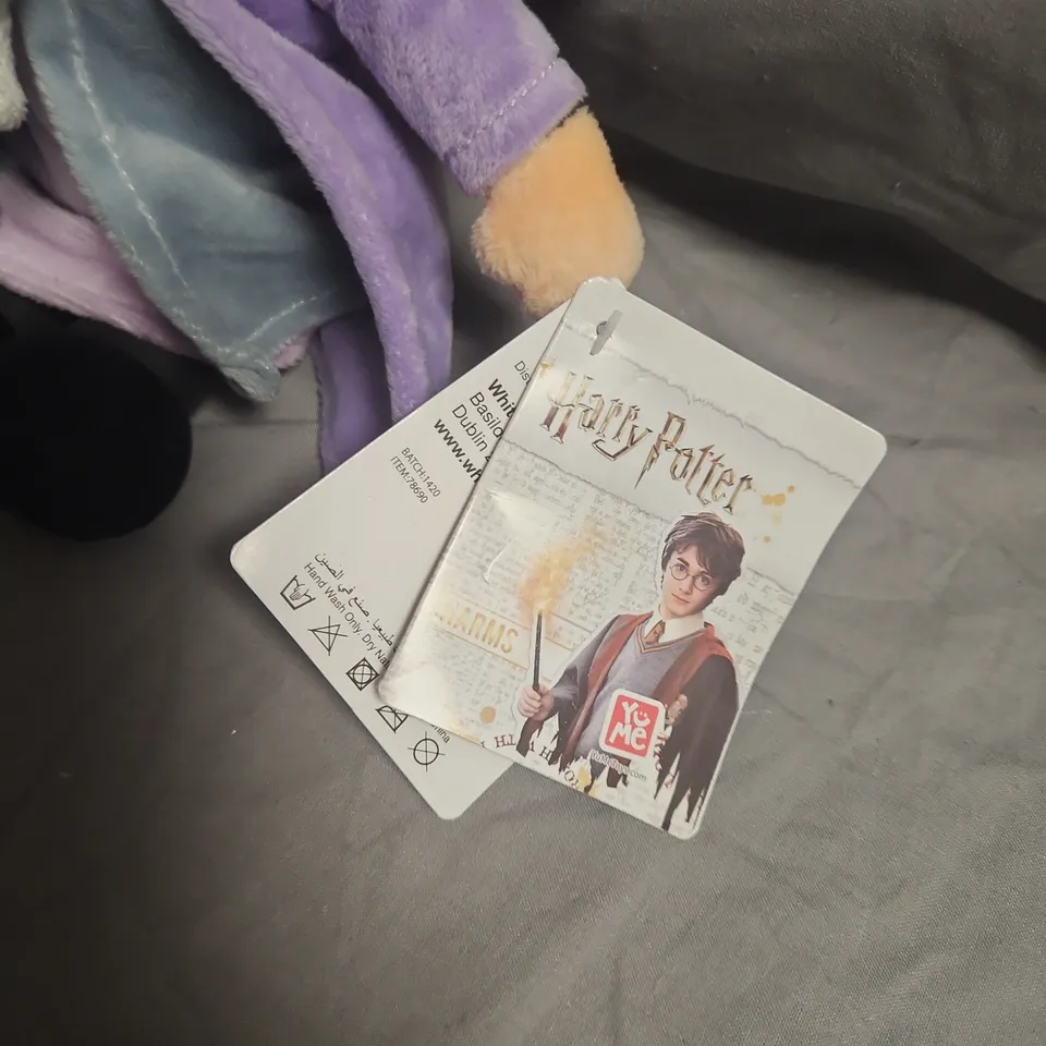 Harry Potter Plush Toy – Wizard in Purple Robe with Glasses