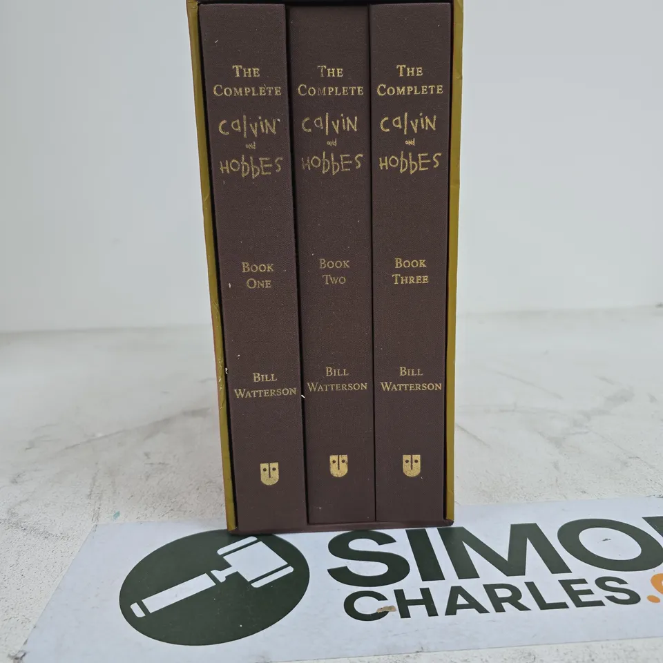 BILL WATTERSON THE COMPLETE CALVIN AND HOBBES 3 VOLUME COLLECTION