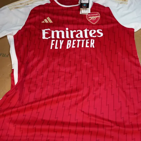 ADIDAS ARSENAL 2023/24 MENS SHORT SLEEVE HOME SHIRT - UK XL