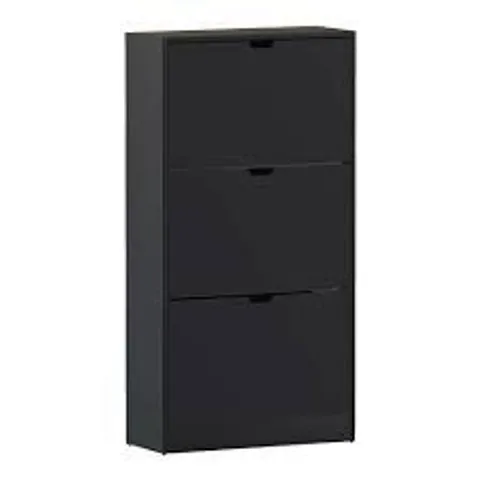 BOXED 18 PAIR FLIP DOWN SHOE STORAGE CABINET (1 BOX)