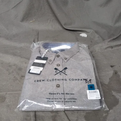 CREW CLOTHING COMPANY HERRINGBONE FLANNEL MEDIUM TOP BAGGED