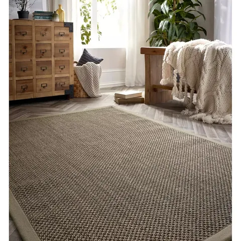 SISAL RUG IN SAGE (200X290CM) - COLLECTION ONLY