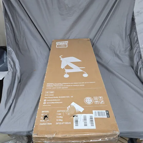 JOVIKIDS EZRA TWIN STROLLER - SHADOW BLACK