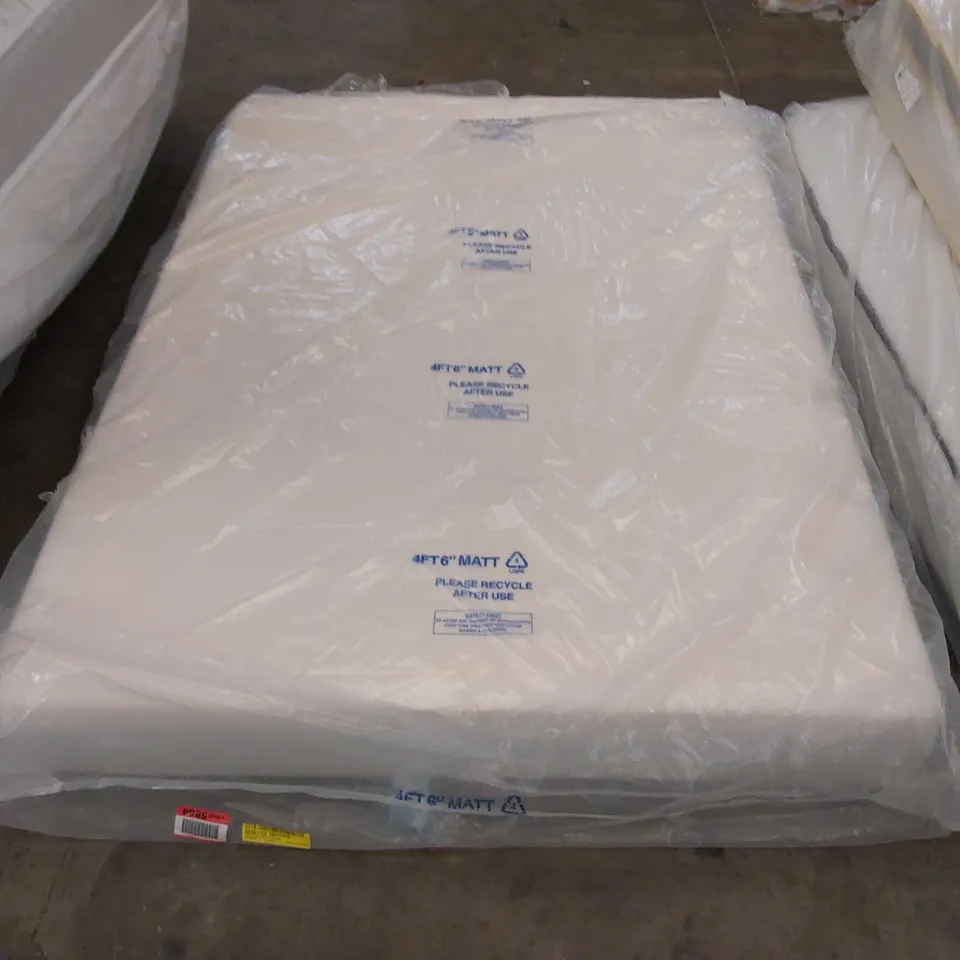 QUALITY BAGGED 4'6" GEL COOLING MEMORY FOAM MATTRESS 