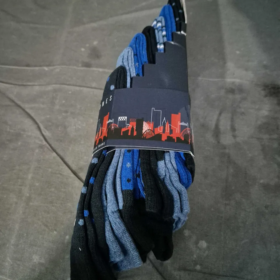 SMITH & JONES URBAN APPAREL MEN'S SOCKS – X7 - SIZE 6/11