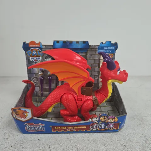 PAW PATROL RESCUE KNIGHTS SPARKS THE DRAGON 