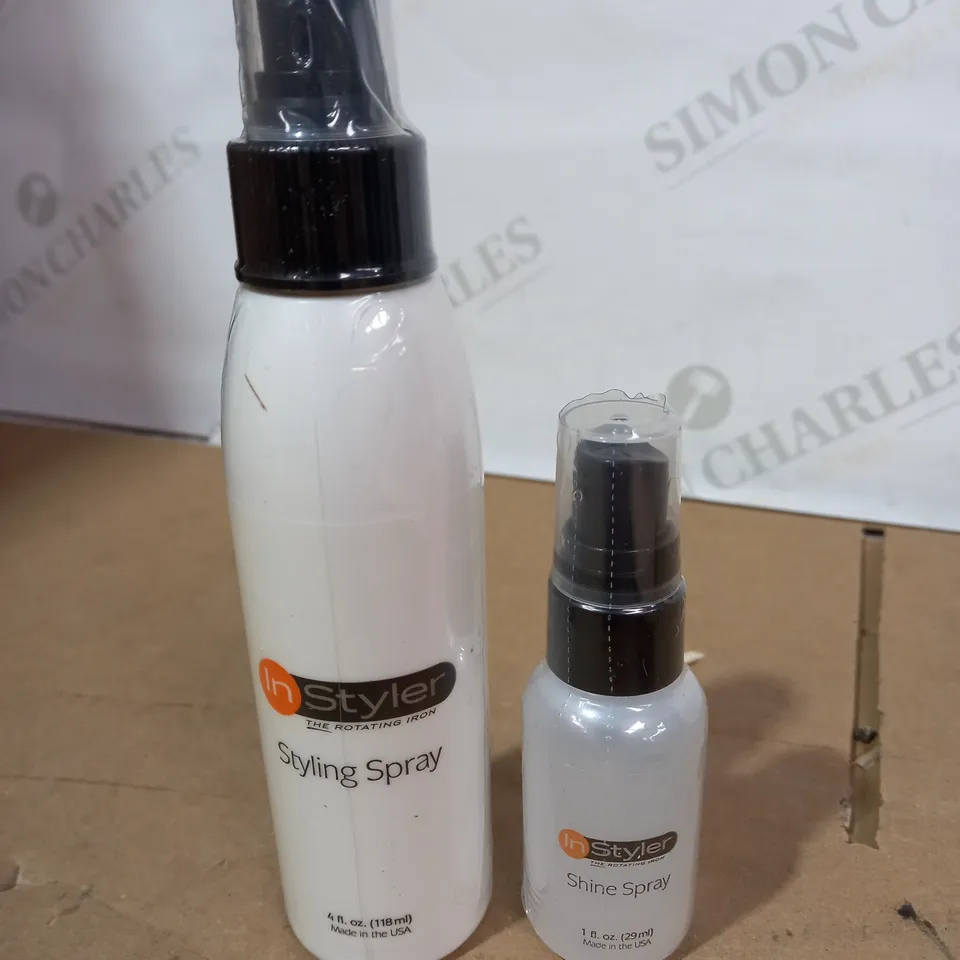 INSTYLER TITANIUM ROTATING IRON HAIR STYLER WITH STYLING AND SHINE SPRAYS