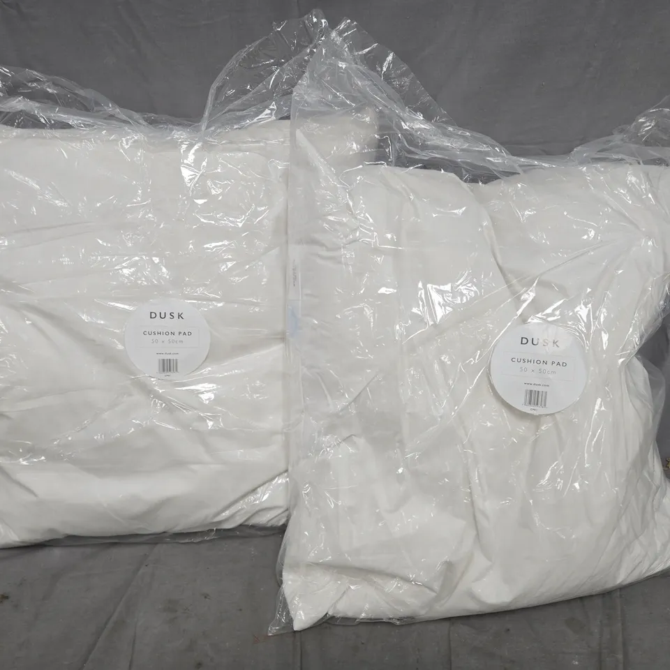 DUSK CUSHION PAD 50 X 50 CM – WHITE (2-PACK)