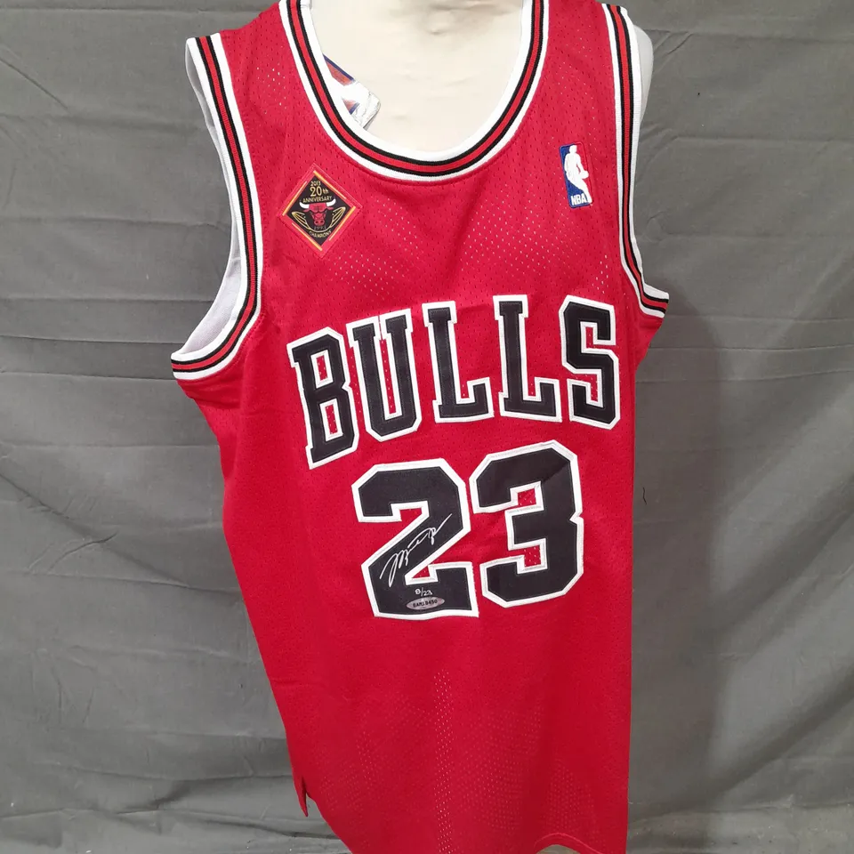 NBA CHICAGO BULLS JORDAN 23 VEST IN RED SIZE 2XL