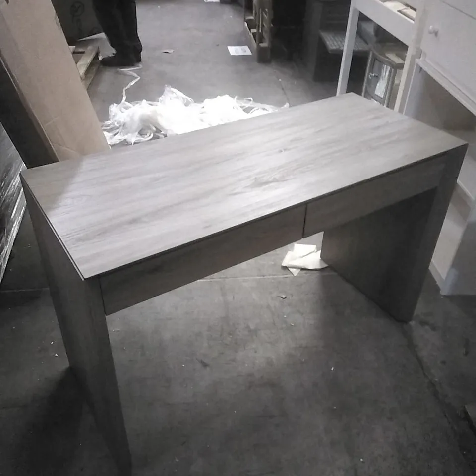 CARISHA 48" WIDE RECTANGULAR DESK - ANTIQUED GREY OAK