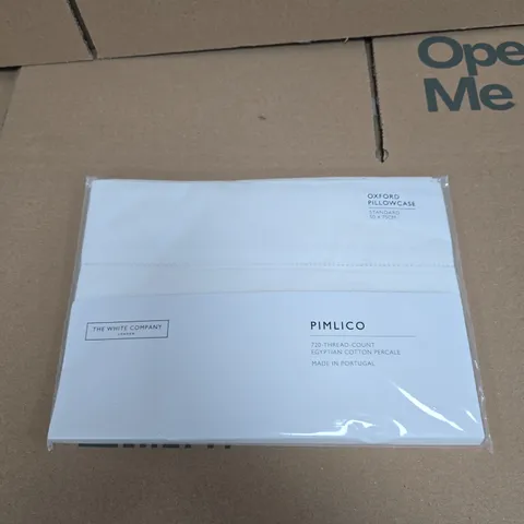 PIMLICO OXFORD PILLOWCASE – STANDARD 50 X 75 CM, 720TC EGYPTIAN COTTON PERCALE, THE WHITE COMPANY