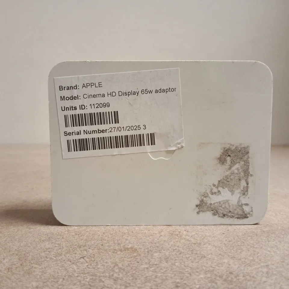 APPLE CINEMA HD DISPLAY 65W ADAPTOR