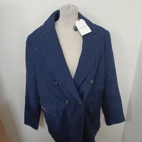 MONSOON WOOL BLEND EFFECT JACKET SIZE 14