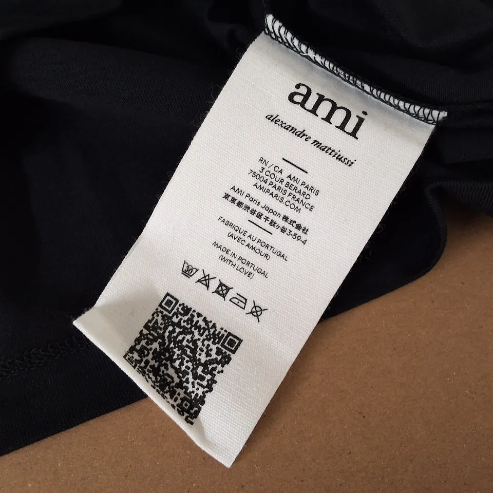 ALEXANDRE MATTIUSSI BLACK CREW T-SHIRT